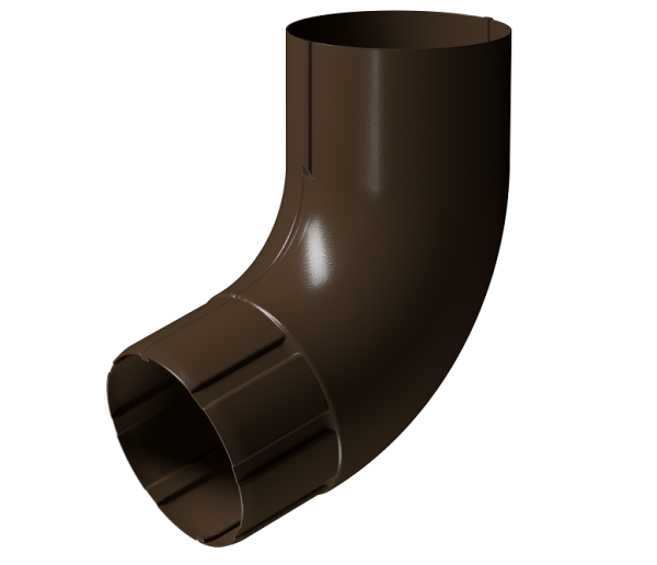 Колено 72° D90 Döcke STAL PREMIUM Каштан, (RAL 8017) купить в Сызрани