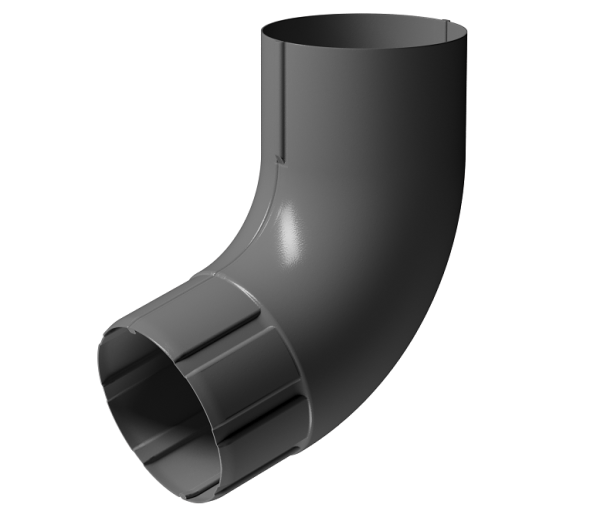 Колено 72° D90 Döcke STAL PREMIUM Графит, (RAL 7024) купить в Сызрани