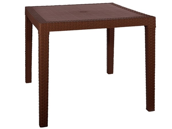 Стол квадратный FIJI Quatro Table Коричневый купить в Сызрани
