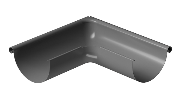 Угол внешний 90° D125 Döcke STAL PREMIUM Графит, (RAL 7024) купить в Сызрани