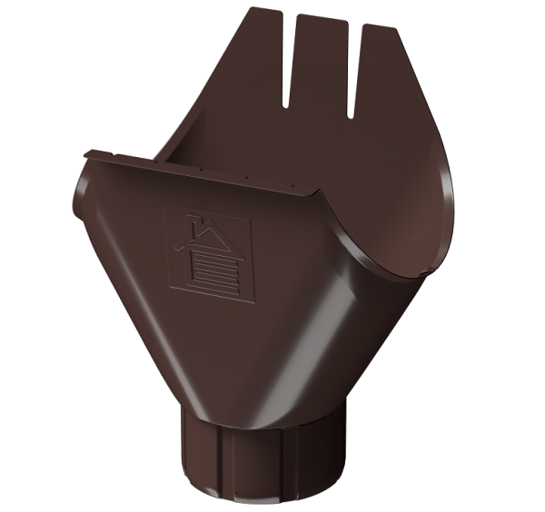 Воронка желоба D125 Döcke STAL PREMIUM Шоколад, (RAL 8019) купить в Сызрани