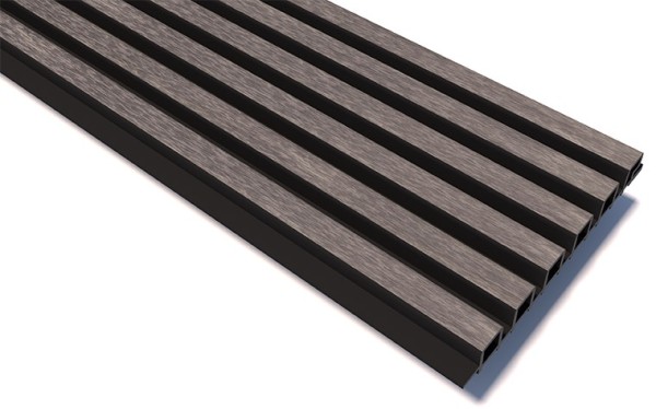 Реечные панели WOODVEX Lines Ultra Smoke gray купить в Сызрани