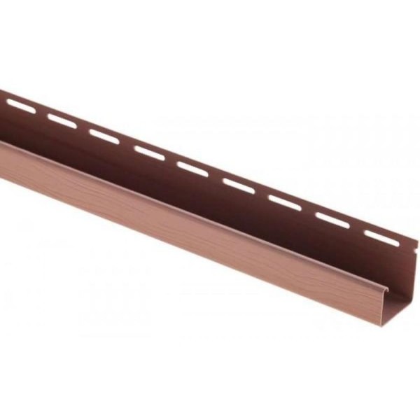J-профиль Люкс Крашенный, T-15, ВН, Красно-коричневый купить в Сызрани