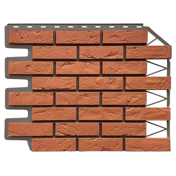 Фасадная панель FineBer, Кирпич Баварский, Терракотовый купить в Сызрани
