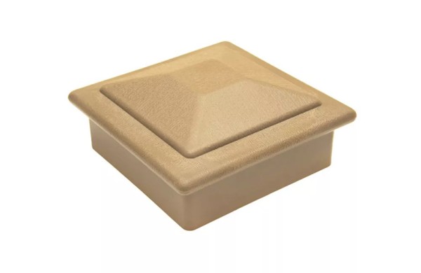 Крышка верхняя ПВХ для столба Deckart 125х125 Орех купить в Сызрани