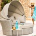 Диван-Трансформер AFINA плетеный из иск. ротанга AFM-325 Beige купить в Сызрани