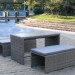Диван-Трансформер AFINA плетеный из иск. ротанга S330G-W78 Grey купить в Сызрани