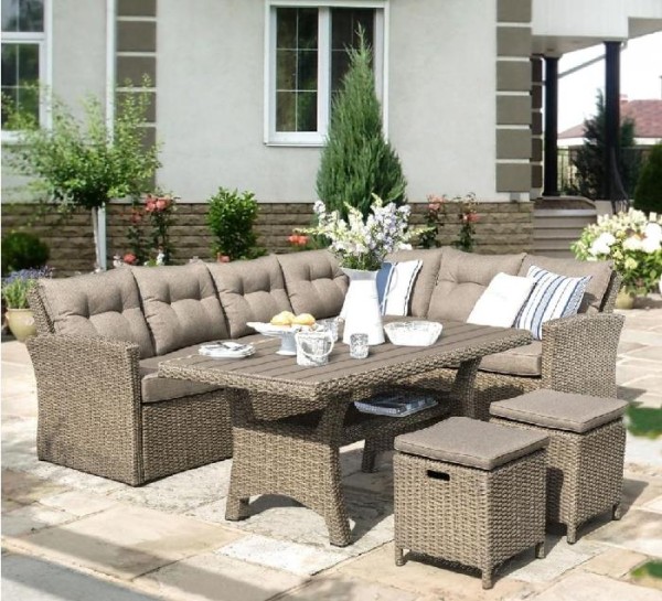 Комплект мебели AFINA плетеной из иск. ротанга AFM-307B Beige купить в Сызрани