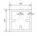 Столб SEQUOIA Evolution 3D WOOD BLACK купить в Сызрани