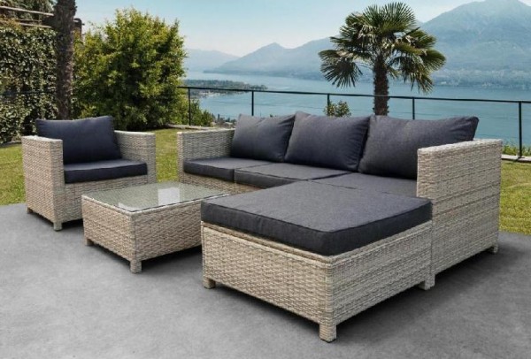Комплект мебели AFINA плетеной из иск. ротанга YR821G Grey/Grey купить в Сызрани