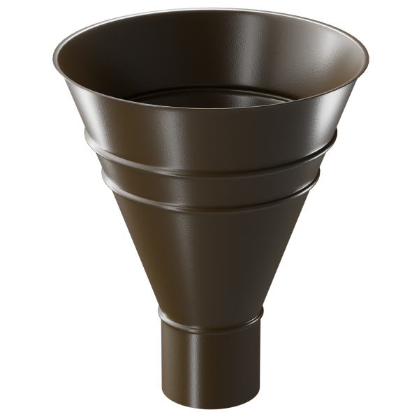 Воронка водосборная Döcke STAL PREMIUM, Каштан купить в Сызрани