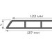 Доска Ромбус 3D ДПК Outdoor STORM GREY серая микс купить в Сызрани