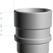 Муфта Docke Lux ПВХ Пломбир купить в Сызрани
