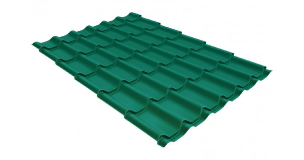 Металлочерепица классик 0,5 Satin RAL 5021 купить в Сызрани