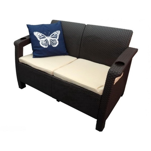 Двухместный диван Yalta Sofa Seаt венге купить в Сызрани