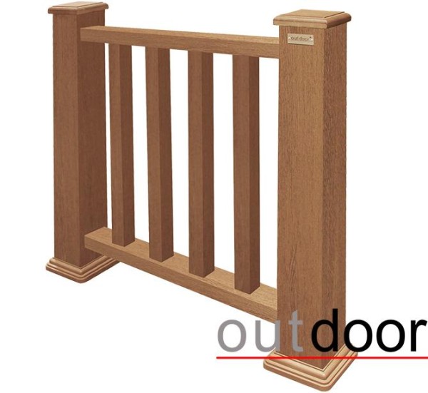 Ограждение из ДПК Outdoor Классик 3D STORM дуб купить в Сызрани