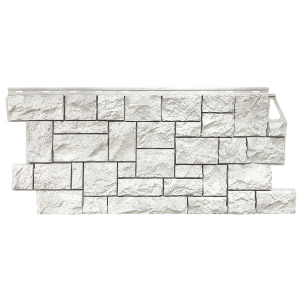 Фасадная панель FineBer, Камень Дикий, Жемчужный купить в Сызрани