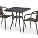 Комплект плетеной мебели AFINA из иск. ротанга T282BNT/Y137C-W53 Brown 2Pcs купить в Сызрани