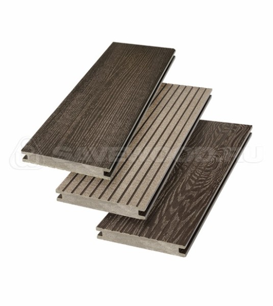 Террасная доска SW Fraxinus (R) полнотелая «SaveWood» Темно-коричневый купить в Сызрани