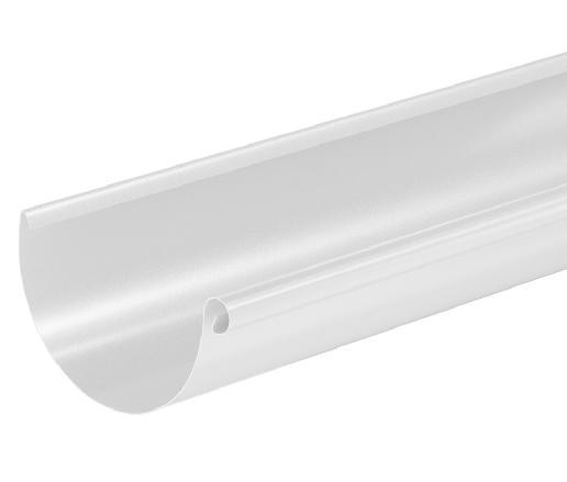 Водосток Aquasistem, система 125x90 - Водосточный желоб 3.00м RR 20 Белый купить в Сызрани