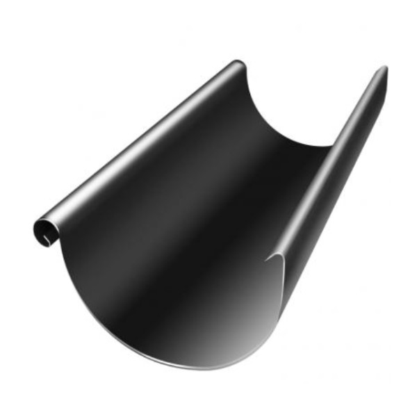 Водосток Grand Line 125x90 – Желоб 3м RAL 9005 купить в Сызрани