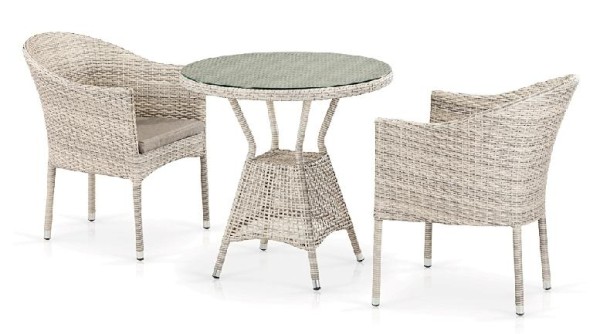 Комплект плетеной мебели AFINA из иск. ротанга T705ANT/Y350-W85 Latte 2Pcs купить в Сызрани