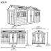 Сарай пластиковый LifeTime 15x8 DD купить в Сызрани