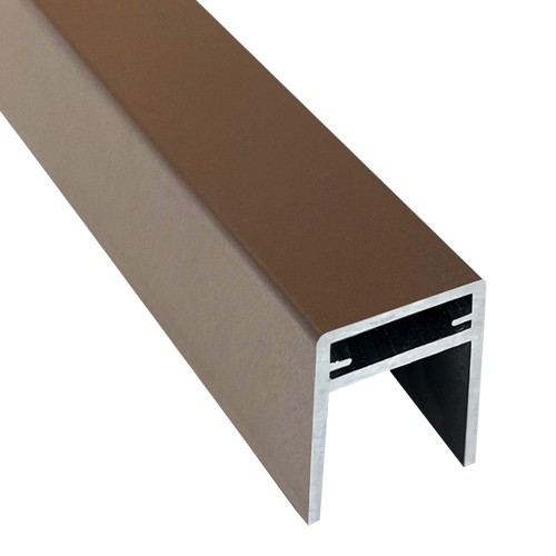 П-профиль Алюминиевый EasyDecking 35x25 Венге купить в Сызрани