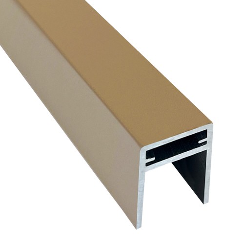 П-профиль Алюминиевый EasyDecking 35x25 Дуб купить в Сызрани
