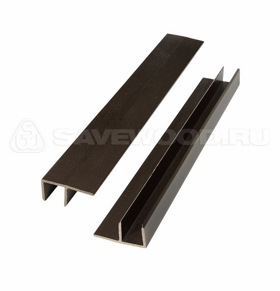 F-профиль ДПК Savewood – Тёмно-коричневый купить в Сызрани