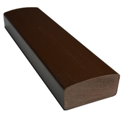 Лавочный брус Ecodecking Некст полнотелый глянцевый 70х35 шоколад купить в Сызрани