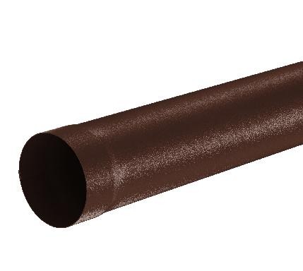 Водосток Aquasistem, Система 150/100 - Труба водосточная 1.00м RAL 8017 Коричневый matt купить в Сызрани