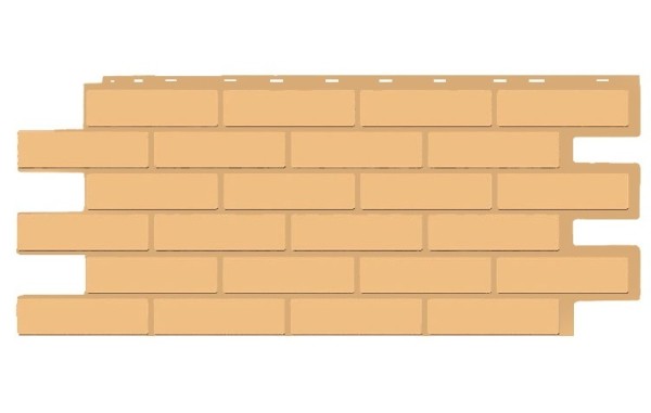 Фасадная панель T-Siding Кирпич Модерн Эко Крем купить в Сызрани