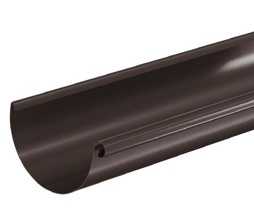 Водосток Aquasistem, система 125x90 - Водосточный желоб 3.00м RR 32 Тёмно Коричневый купить в Сызрани