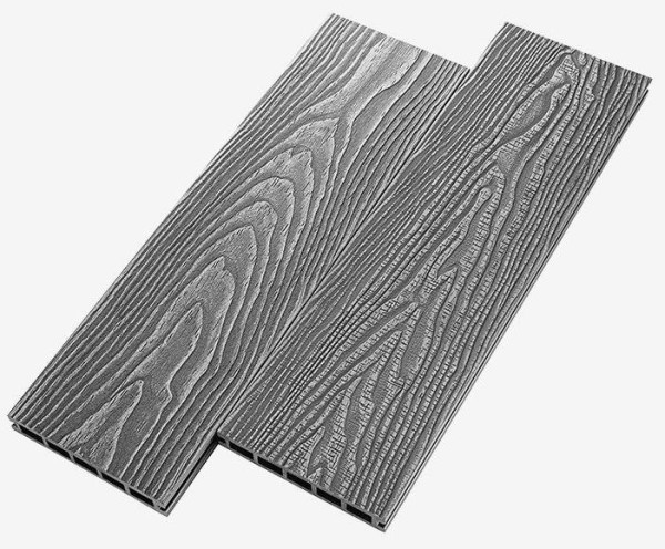 Террасная доска из ДПК RusDecking Unodeck Vintage - Серый купить в Сызрани